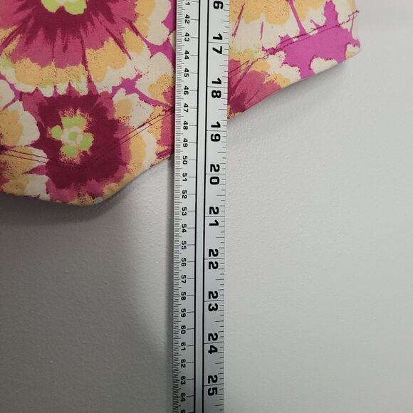 Free People Give Me More Floral Puff Sleeve Crop Top in Pop Combo size L NWT - Picture 8 of 8